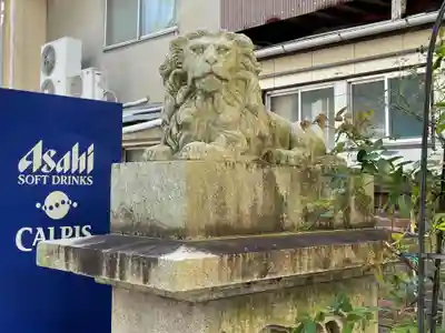 中津瀬神社の狛犬