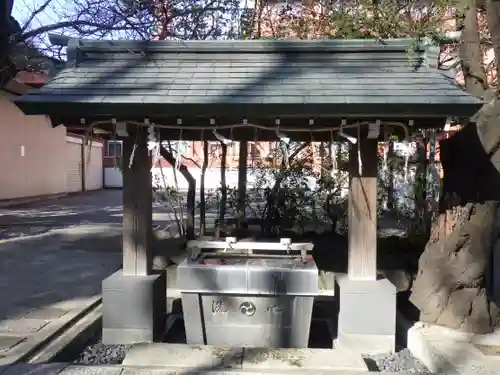 御田八幡神社の手水舎