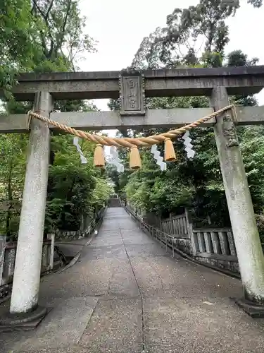 白山宮の鳥居