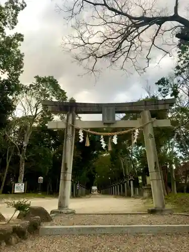 錦織神社の鳥居