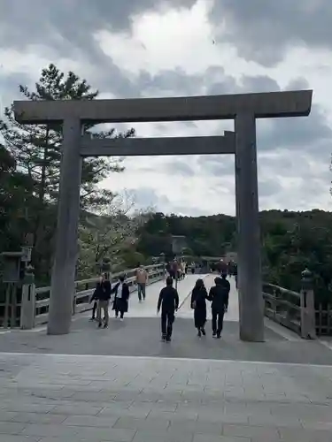 伊勢神宮内宮（皇大神宮）の鳥居