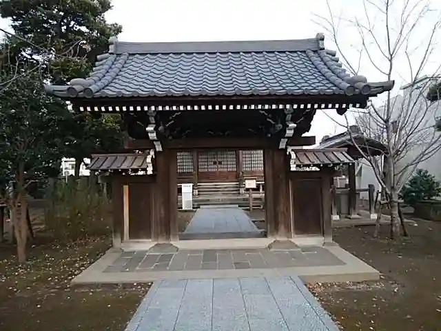 祐天寺の山門・神門