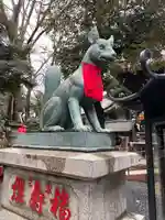 豊川稲荷東京別院の狛犬