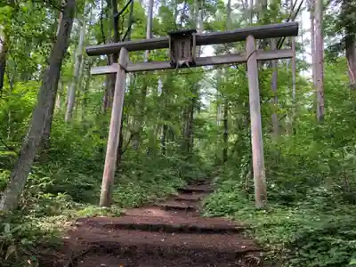 飯縄神社 奥社の鳥居