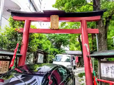 洲嵜神社の鳥居
