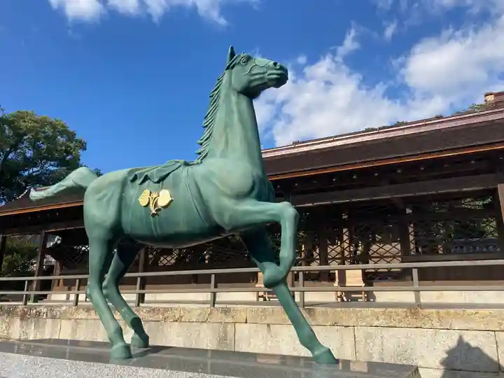 賀茂神社の狛犬