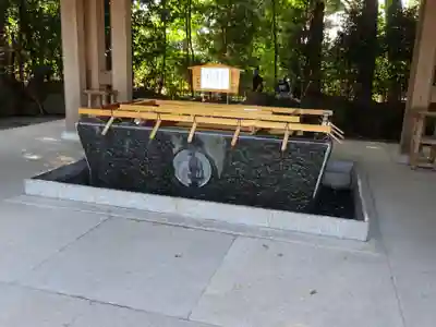 寒川神社の手水舎