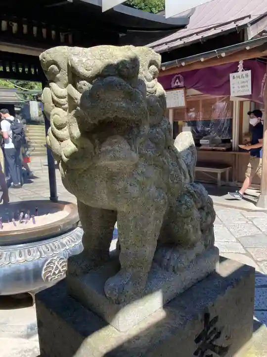 銭洗弁財天宇賀福神社の狛犬