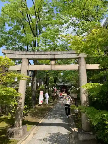 溝口神社の鳥居