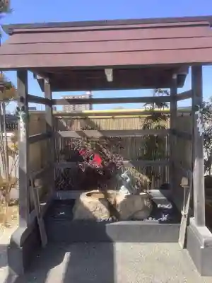 中島黒體龍王大神社の手水舎