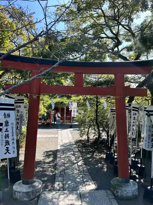 旗上弁財天社の鳥居