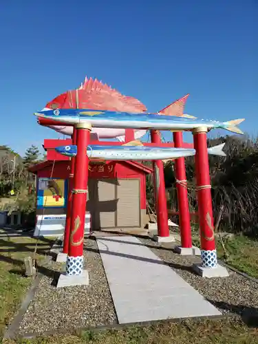 長九郎稲荷神社の鳥居