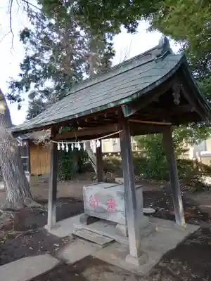 駒林八幡神社の手水舎