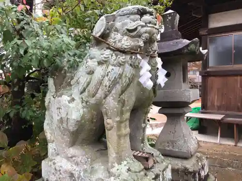 鴨島八幡神社の狛犬