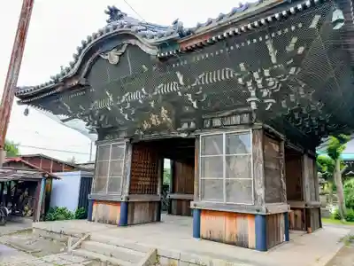 飛島善光寺の山門・神門