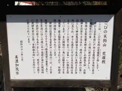 古井の天狗山(岐阜県)