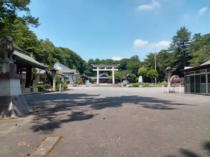 群馬県護国神社の鳥居