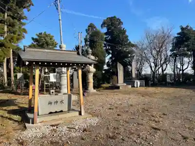 神明神社の手水舎