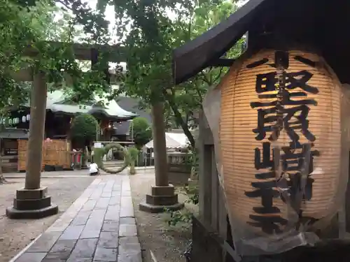 小野照崎神社の鳥居