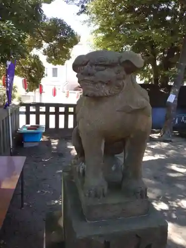 久里浜八幡神社の狛犬