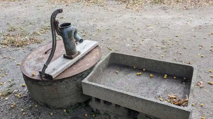 泉慶院跡の手水舎