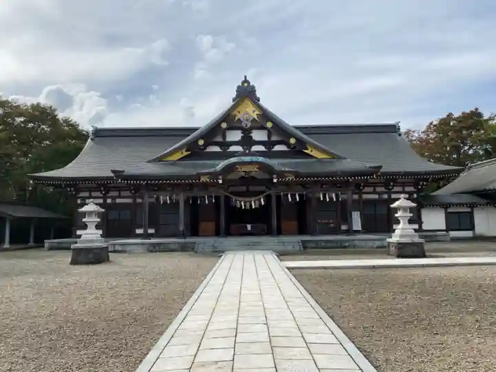 秋田県護國神社の本殿・本堂