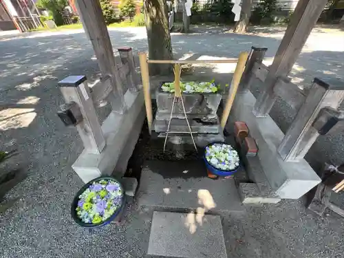 相模原氷川神社の手水