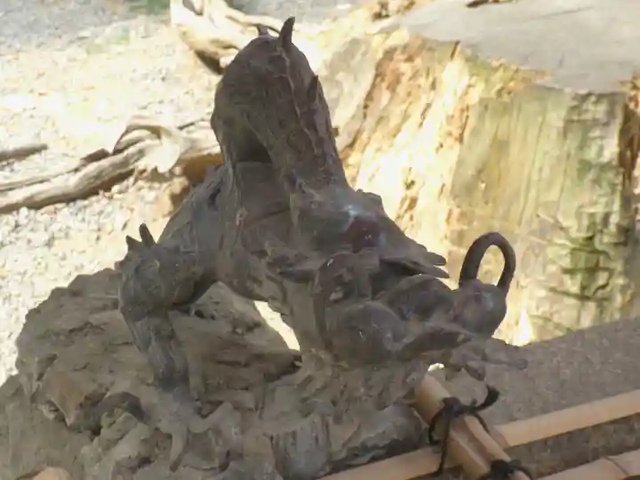 櫟谷宗像神社(松尾大社摂社)の手水舎