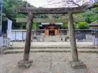 山口八幡社の鳥居