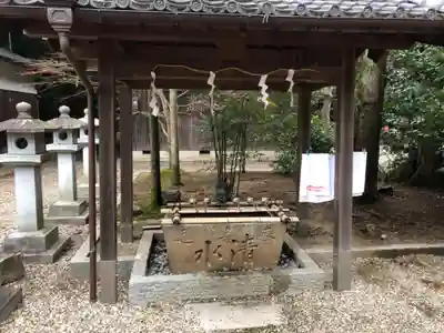 咋岡神社の手水舎