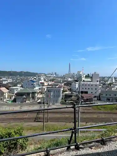 植田八幡神社の景色