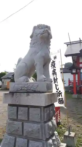 潮見ヶ岡神社の狛犬