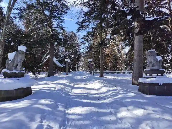 東川神社の景色