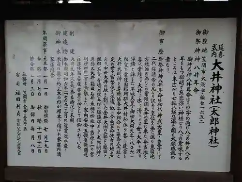 大井神社（太郎神社）(茨城県)