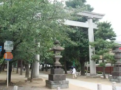 葛飾八幡宮の鳥居