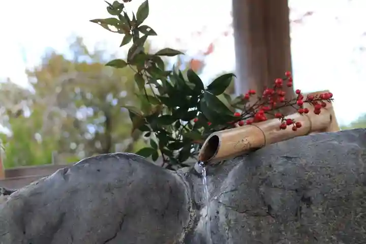 開成山大神宮の手水舎