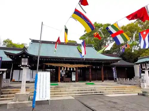 熊本縣護國神社の本殿・本堂