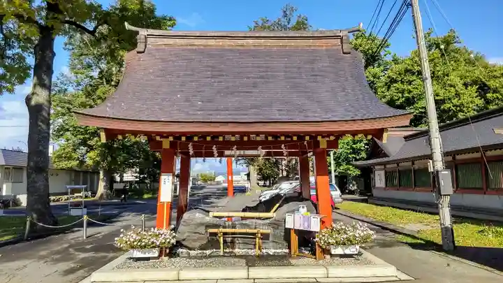 北海道護國神社の手水舎