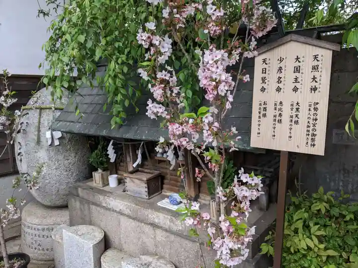 波除神社(波除稲荷神社)の末社・摂社