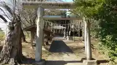 新治神社の鳥居