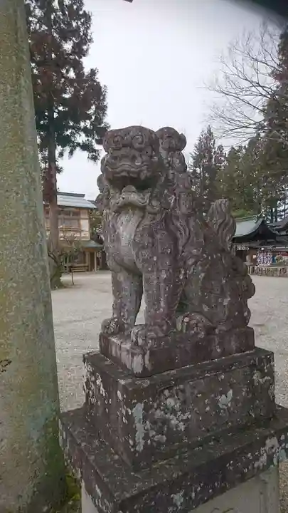 飛驒天満宮の狛犬