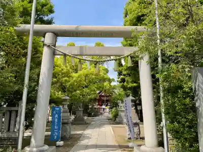 徳持神社の鳥居