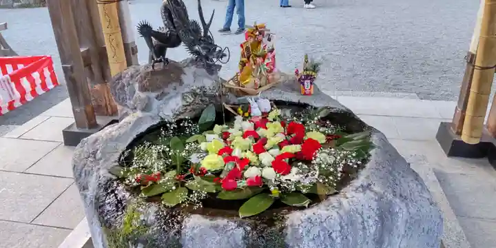 出雲大社相模分祠の手水舎