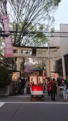 子安神社のお祭り