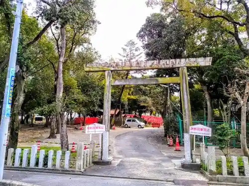 丸山神明社の鳥居