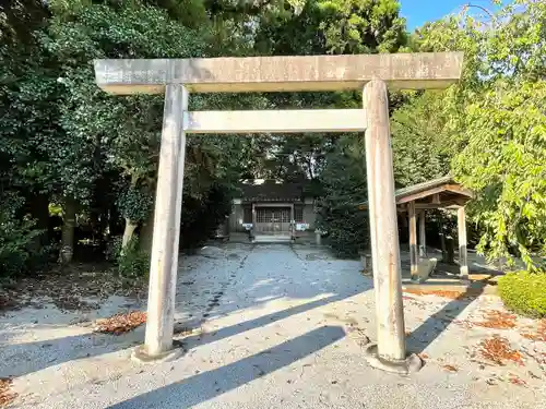 和無田神社の鳥居