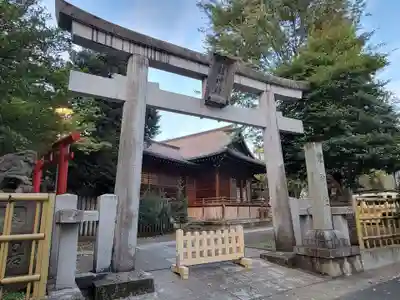 鎧神社の鳥居