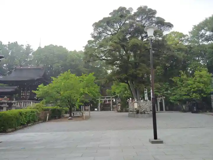 阿智神社の庭園