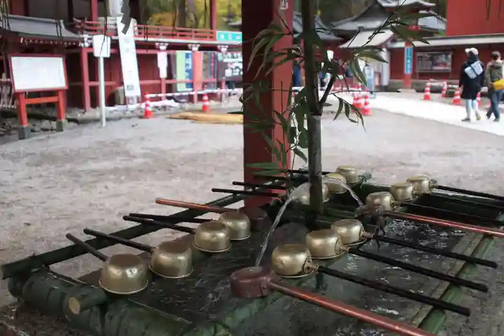 日光二荒山神社の手水舎