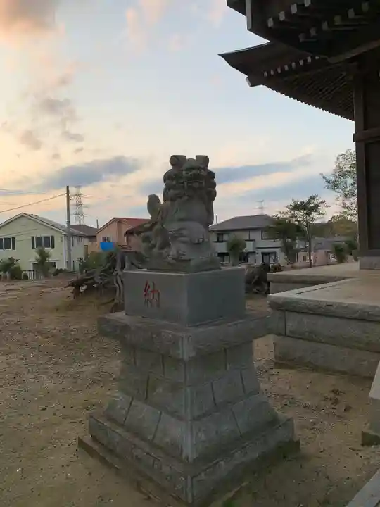 有吉日枝神社の狛犬